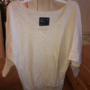 AE Cropped Sleeve Sweater